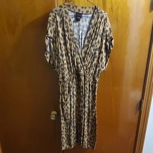 Cheetah print dress